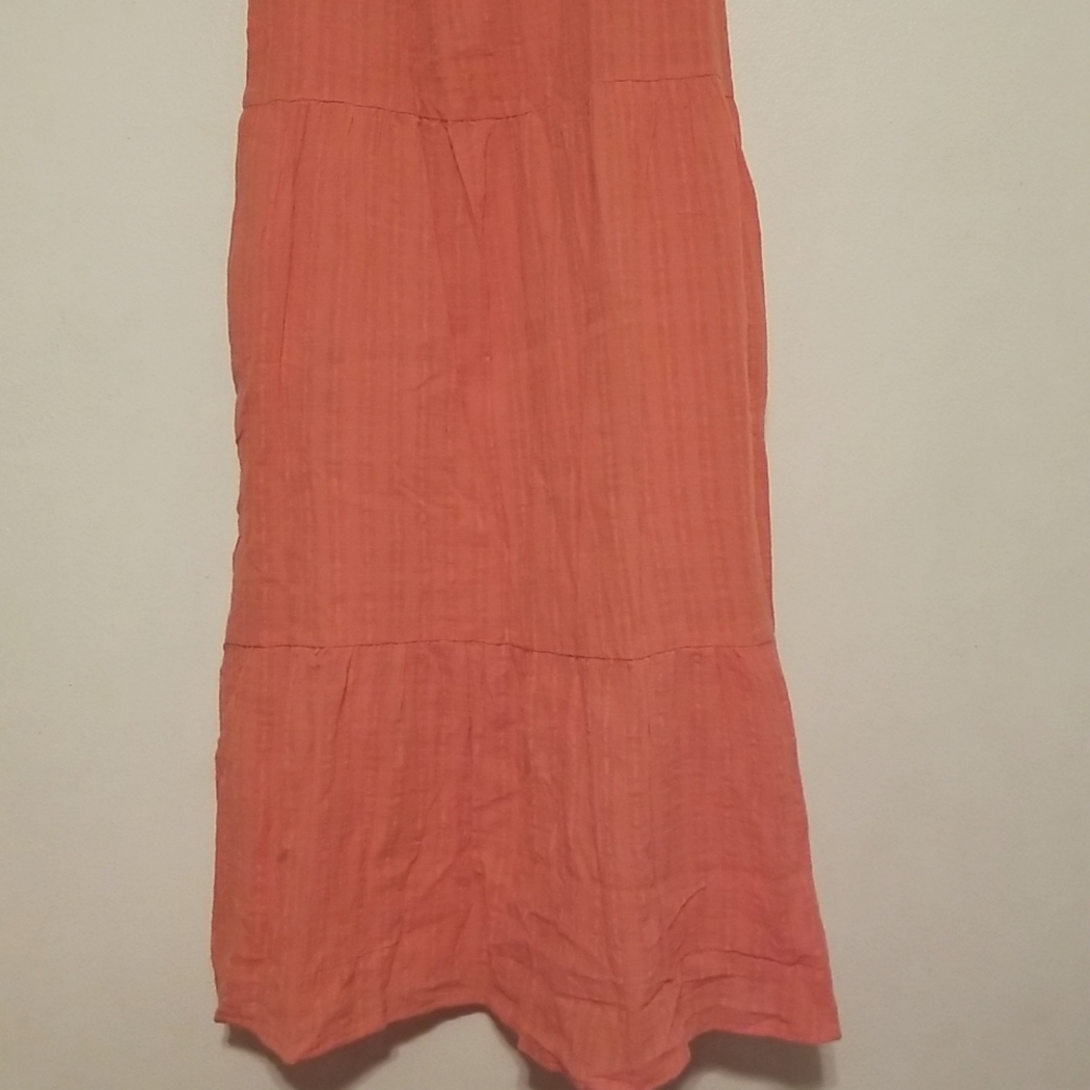 Nwt Knox Rose™ Guava Jelly Spaghetti  Straps Sleeveless Dress A Line - Picture 3 of 9